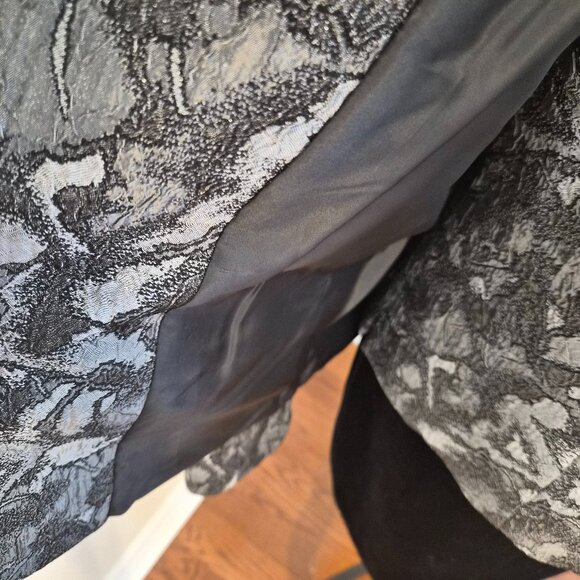 Kasper Metallic Brocade Blazer & Tank Set, Size 4 - Picture 13 of 15